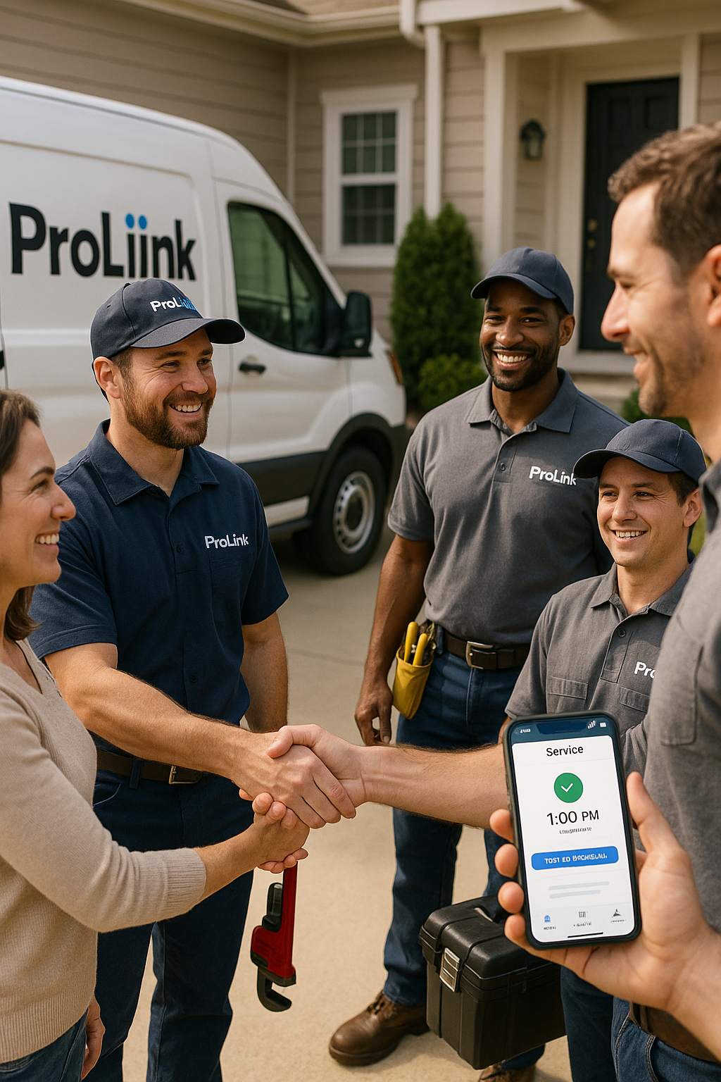 Service provider receiving job notification